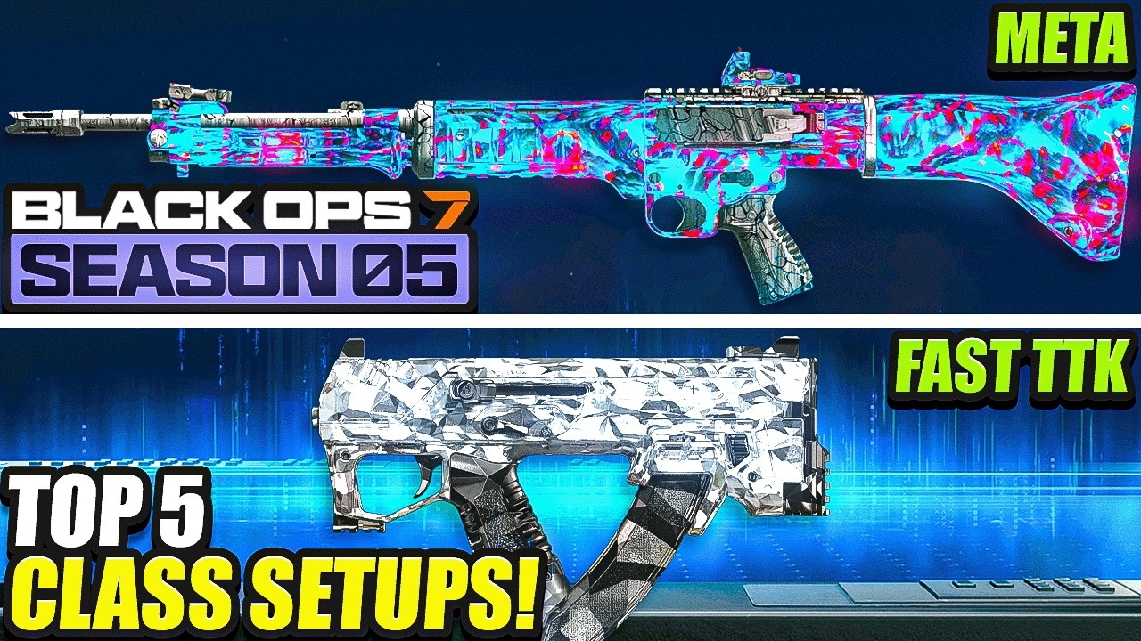 BLACK OPS 7 *НОВЫЙ* ТОП-5 МЕТА-СБОРОК ПОСЛЕ ОБНОВЛЕНИЯ 5 СЕЗОНА! 🏆 (BO7 Лучшие классы) BO7 Лучшее...