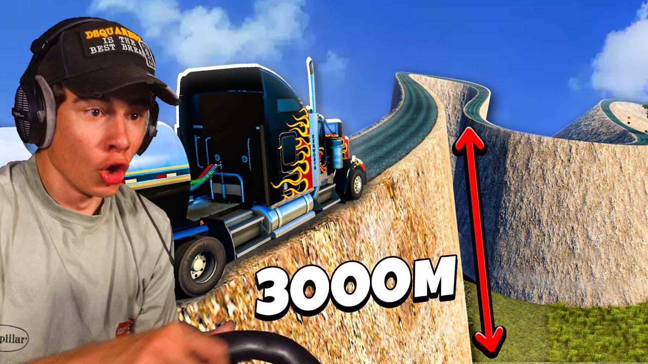 Rijden op de GEVAARLIJKSTE WEG ter wereld... (met stuur)