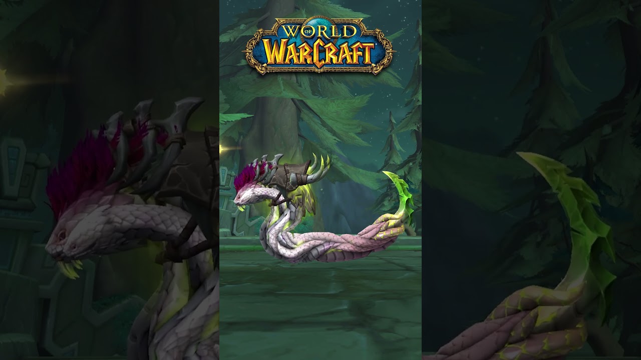 Новый маунт гидра-змея в World of Warcraft патча 12.1