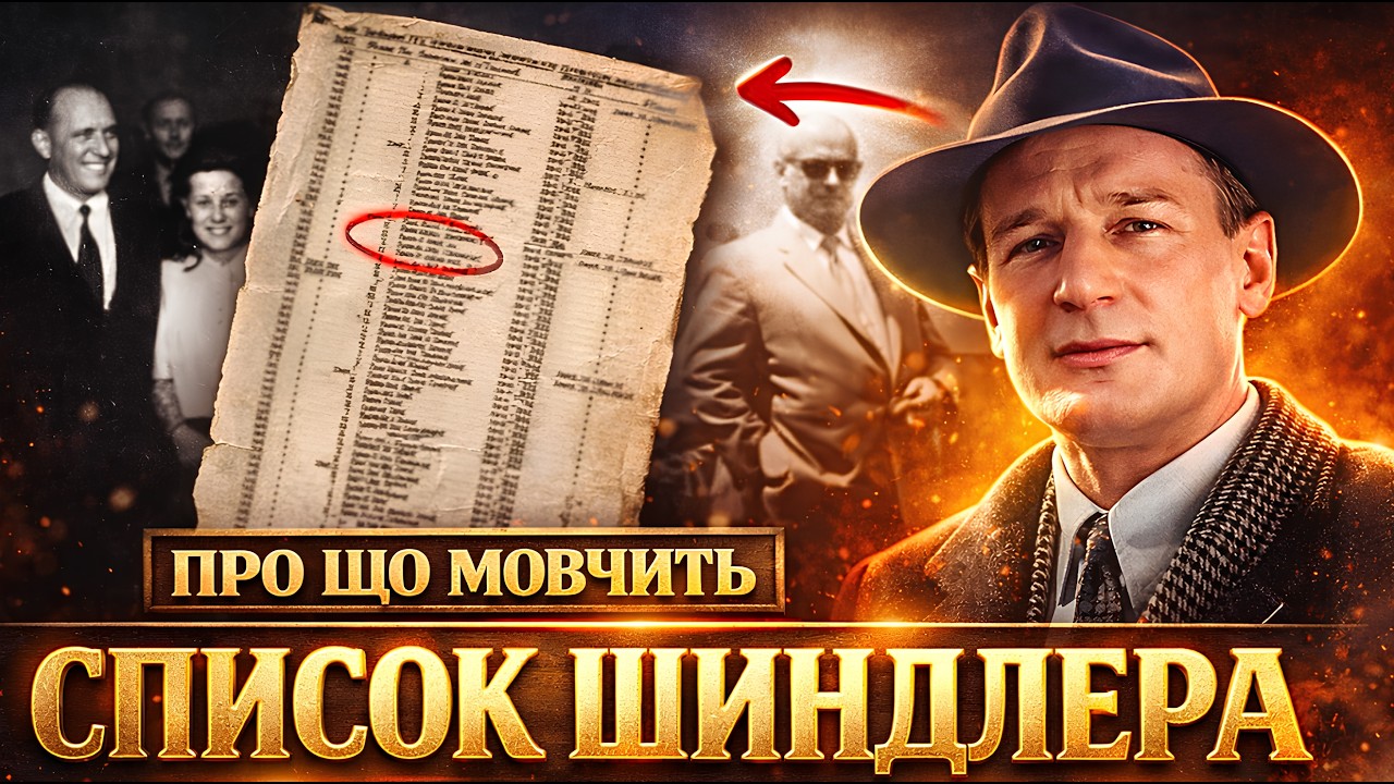 Як ШИНДЛЕР допоміг розпочати ДРУГУ СВІТОВУ? ШИНДЛЕР якого ви НЕ ЗНАЛИ! Маловідомі сторінки біографії