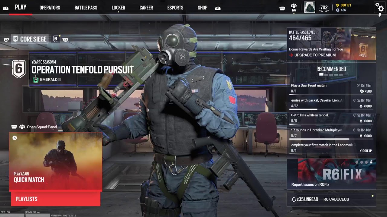RainbowSixSeige RANKED Hitting DIAMOND One