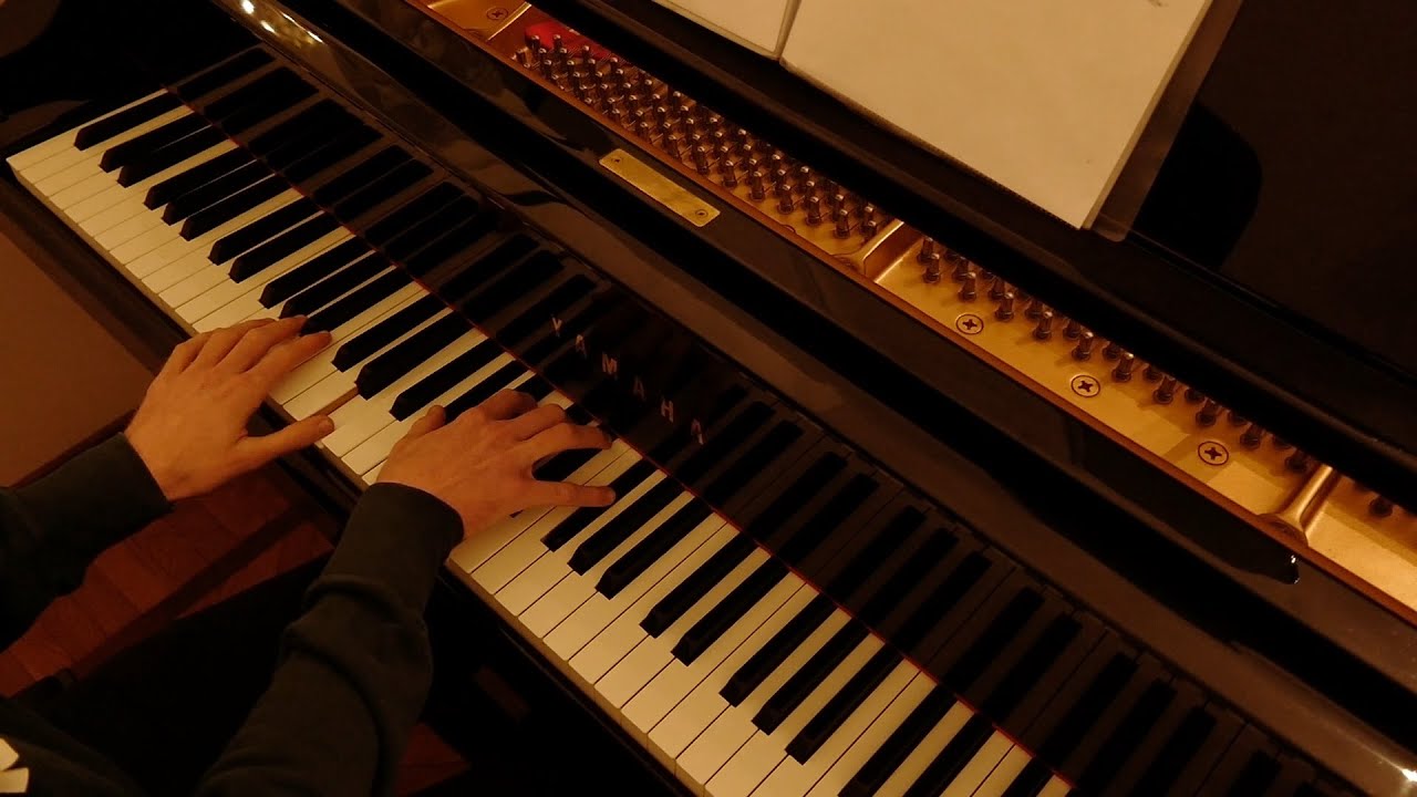 The fragrance of dark coffee - Piano cover - Godot's theme