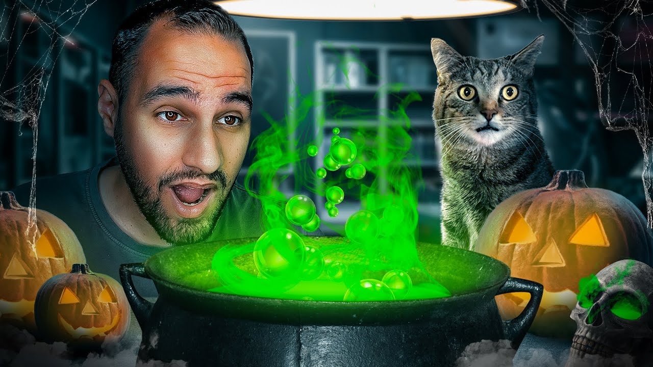 HALLOWEEN : PAS FACILE AVEC UN CHAT ! 🎃🐱