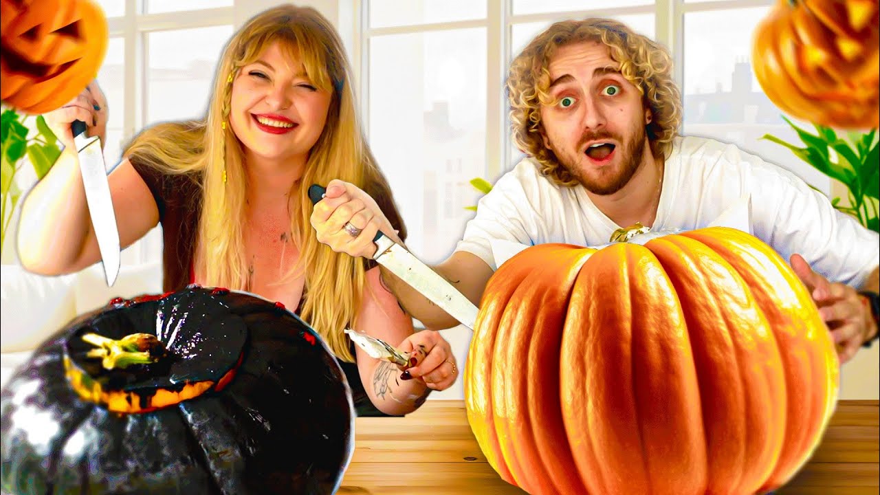 QUI FERA LA MEILLEURE CITROUILLE D'HALLOWEEN ?! (Avec Sora )