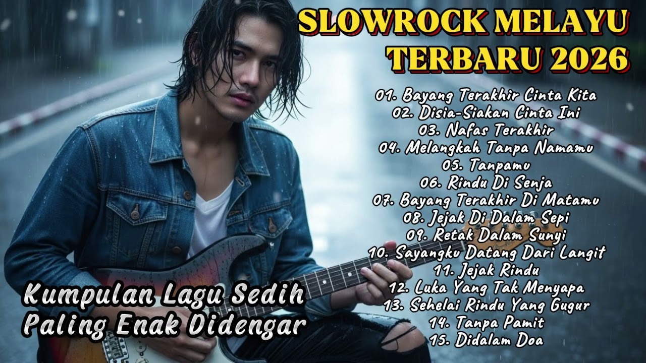 LAGU SLOW ROCK PALING SEDIH TERBARU 2026 – MENYAYAT HATI & BIKIN NANGIS 😭 BAYANG TERAKHIR CINTA KITA