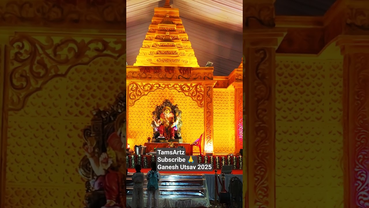 Lucknow&rsquo;s OLDEST Ganesh Utsav Happens at Maharashtra Samiti Chowk #India #Vlog #Festival #ganesh