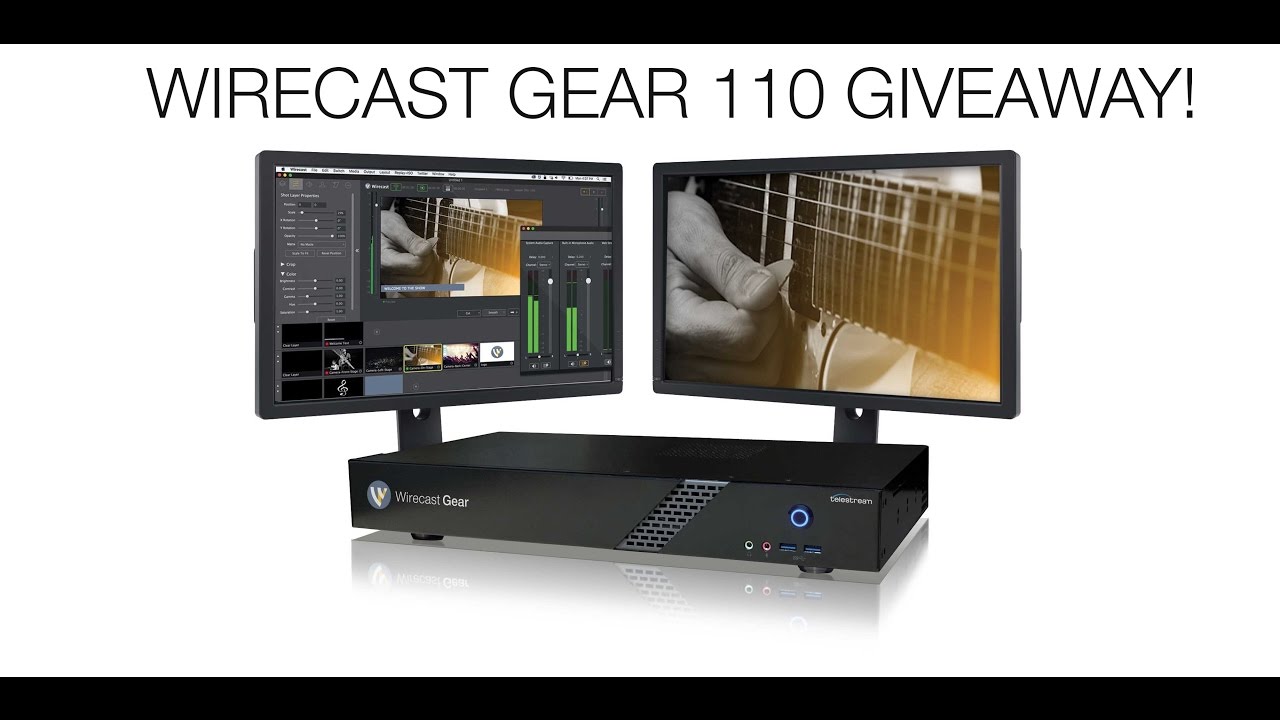 WIRECAST GEAR 110 GIVEAWAY!