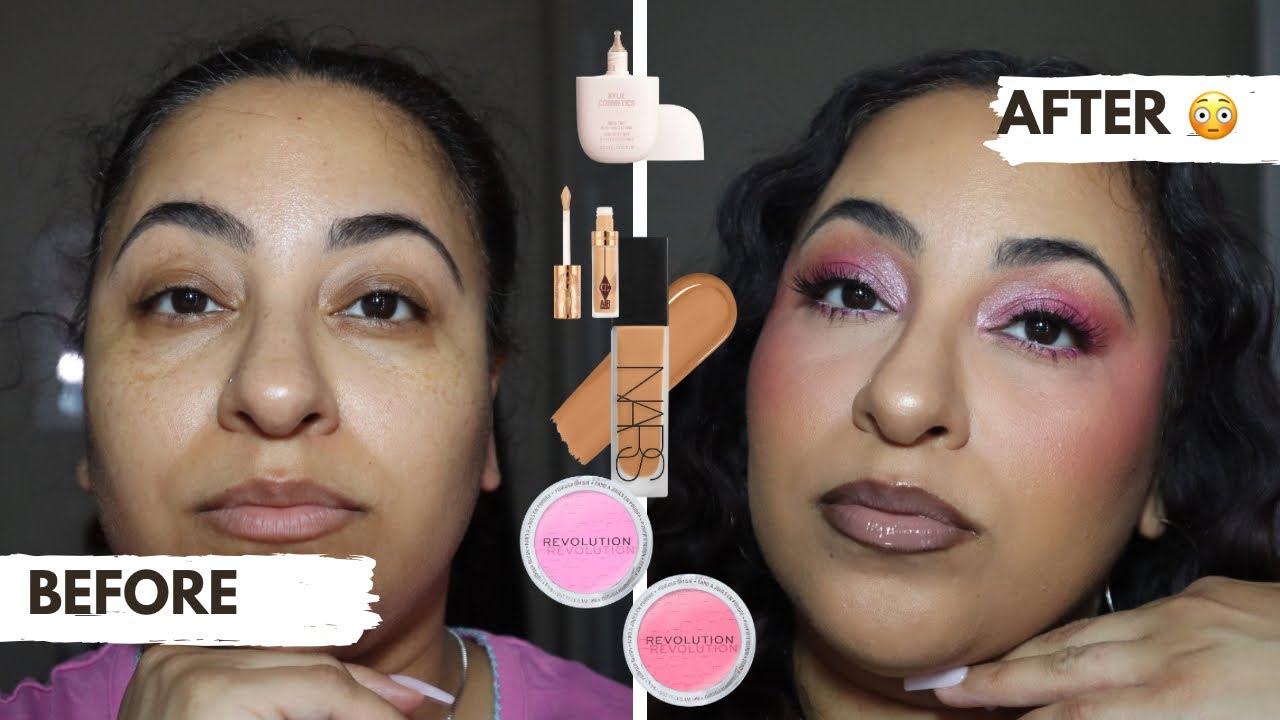 FROM THIS.. TO THIS! MAKEUP TRANSFORMATION | LET'S GET GLAM | NEW MAKEUP