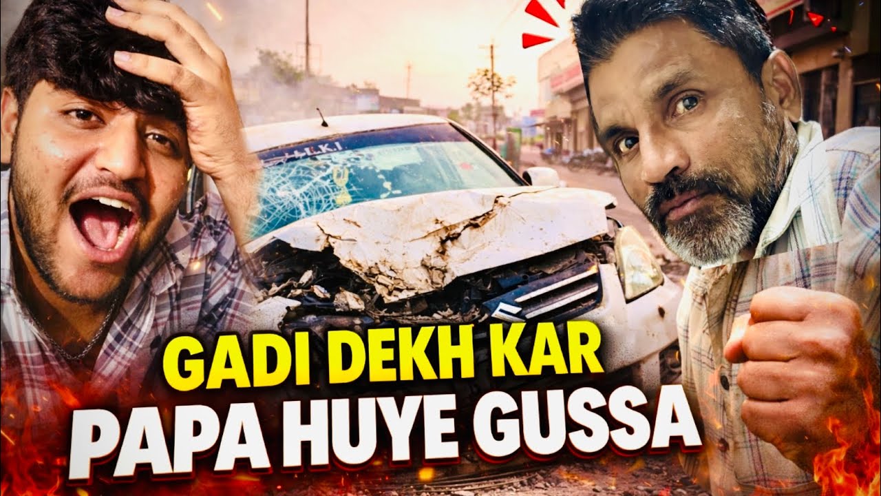 Car Accident Prank on my father😱❤️&zwj;🩹
