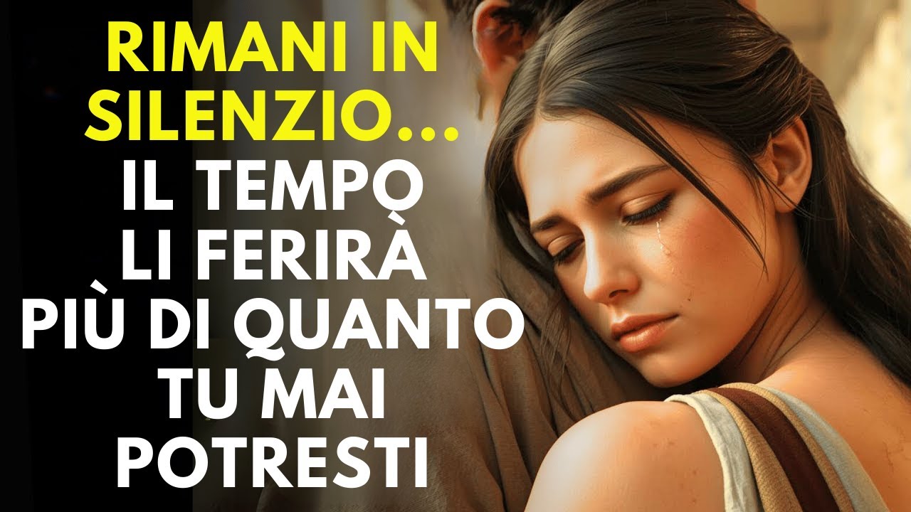 Rimani in silenzio… il tempo li ferirà più di quanto potresti mai fare tu | Stoicismo
