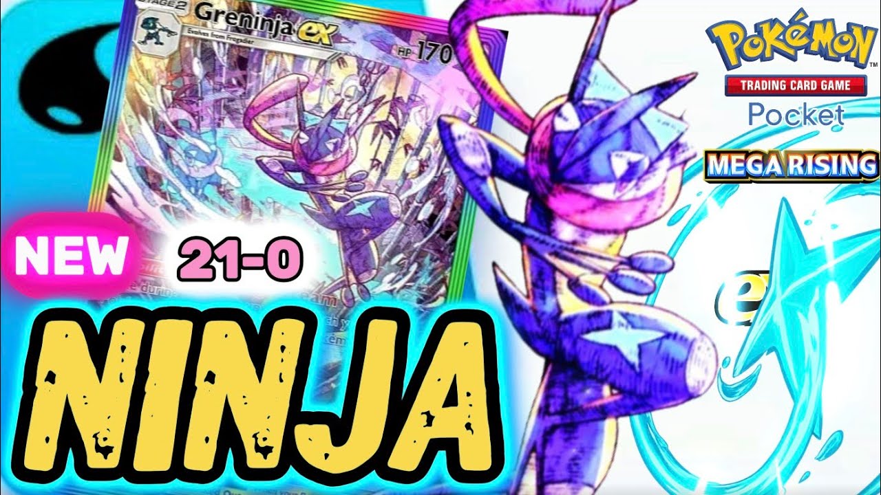 GRENINJA EX buffed Suicune EX deck! This Ultimate Ninja is an Absolute Menace ー Pokemon TCG Pocket