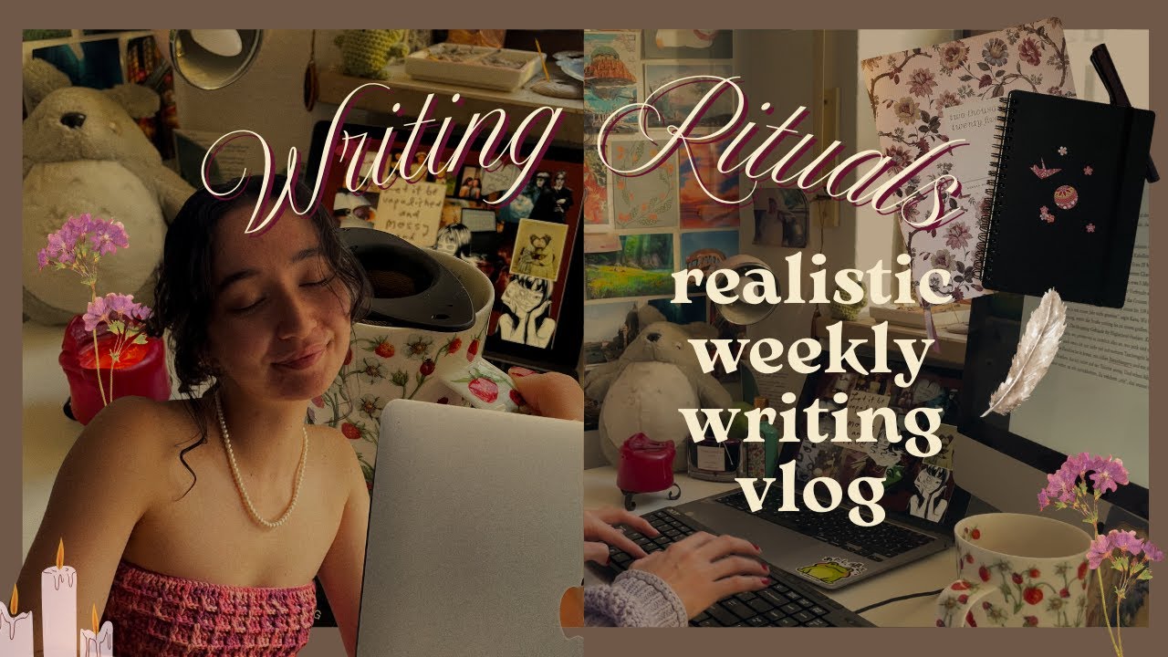 Getting Back into Writing Rituals & Routines | realistic week of writing my novel