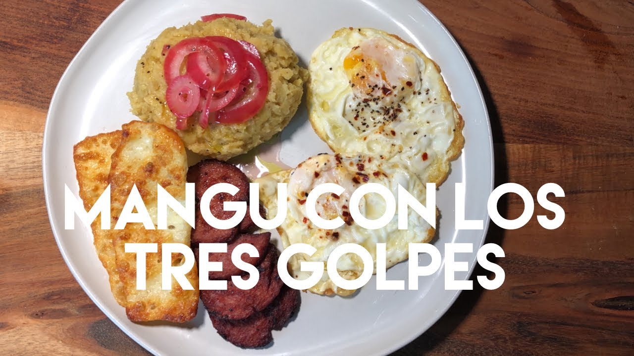 How To Make Mangu Con Los Tres Golpes 🇩🇴