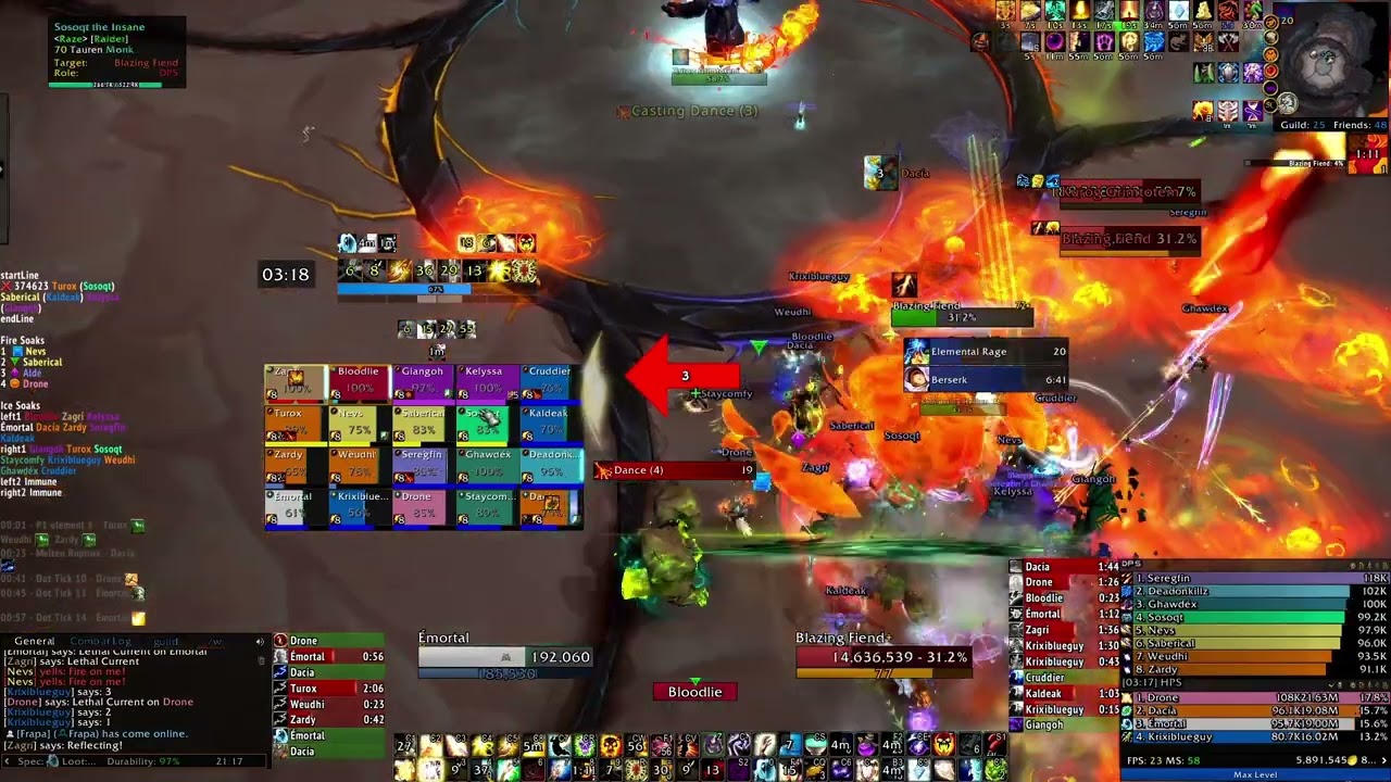 Kurog Grimtotem Mythic (holy priest pov)