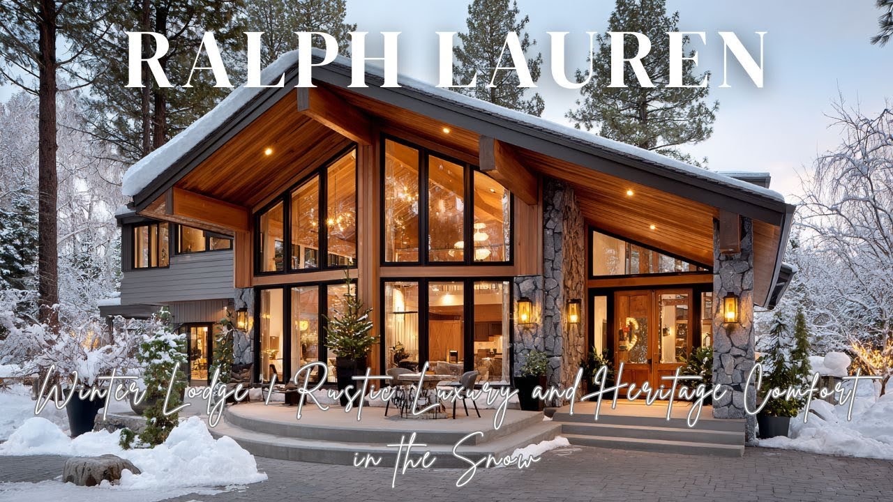 Ralph Lauren Winter Lodge: деревенская роскошь и традиционный комфорт в снегу