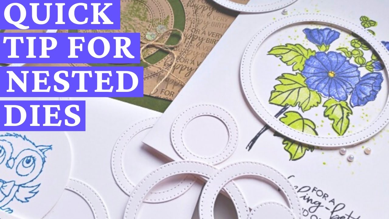 Cut ALL The Nesting Shapes For Unique Cards!