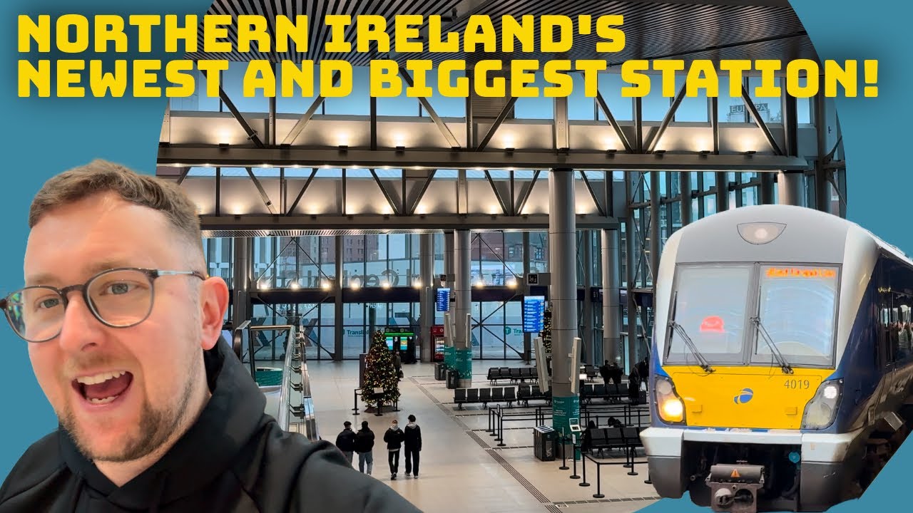 WHAT IS BELFAST GRAND CENTRAL STATION LIKE TO USE? 🚉 Ballymena to Belfast with NI Railways 🚆
