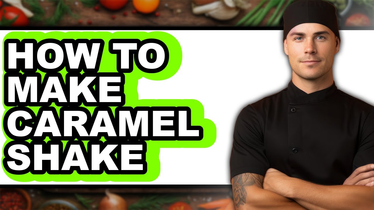 How To Make Caramel Shake - Step By Step