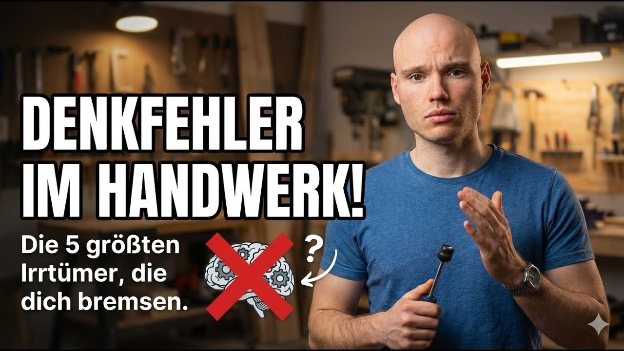 Die größten Denkfehler von Handwerksunternehmern