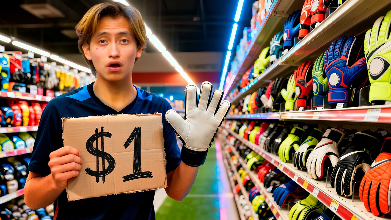 BUSQUÉ los GUANTES de PORTERO más BARATOS de todos los SUPERMECADOS