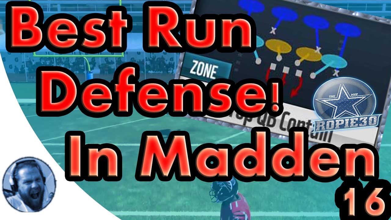 BEST RUN DEFENSE IN MADEN 16| LOCK INSIDE ZONE, HB TOSS, QB SNEAK