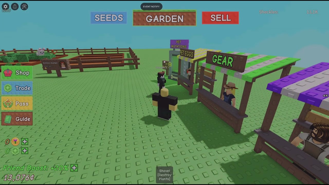 I played Grow A Garden