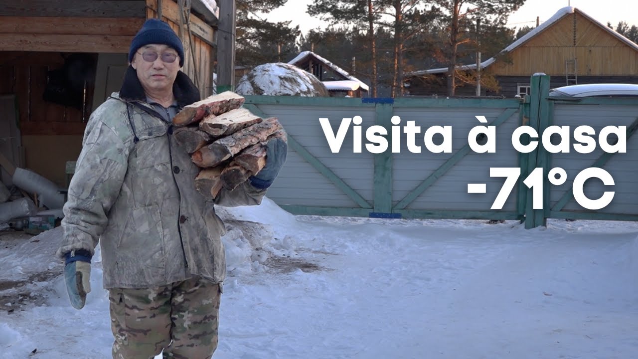 Como nos mantemos aquecidos a -71°C (-95°F)? Visita à Casa | Yakutia