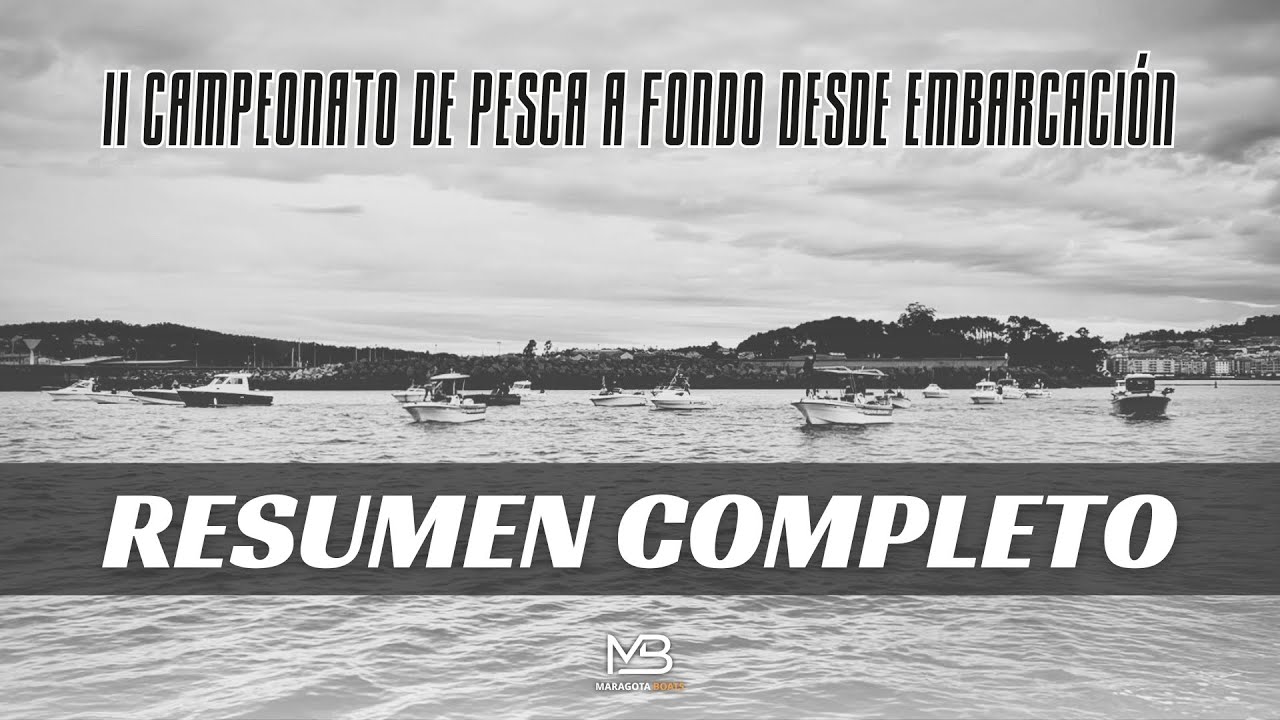 II CAMPEONATO DE PESCA A FONDO DESDE EMBARCACIÓN