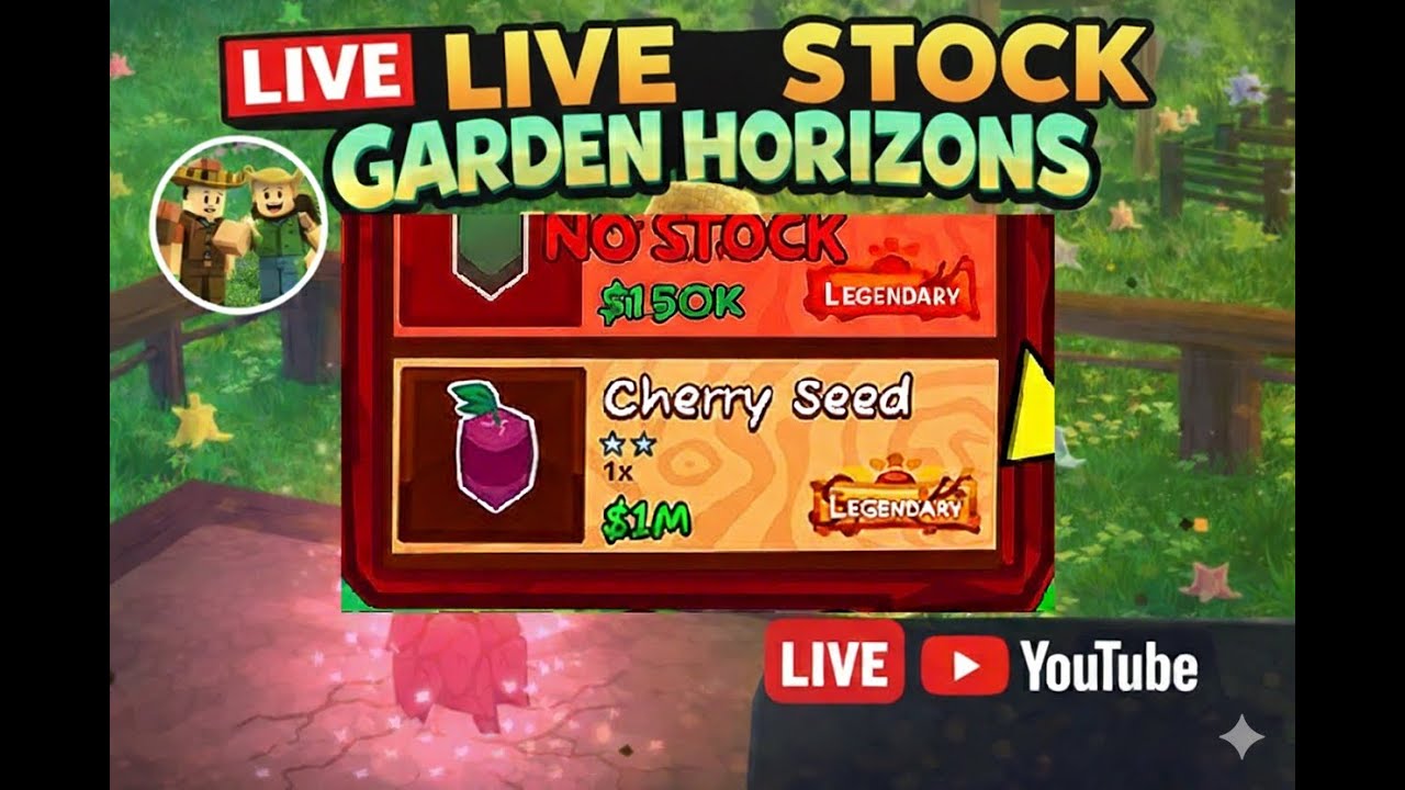 #4 LIVE STOCK GARDEN HORIZONS ROBLOX
