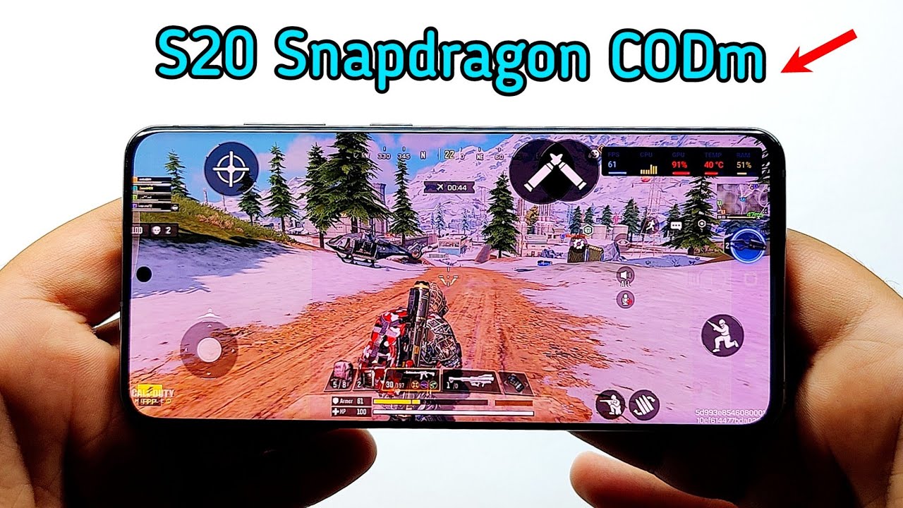Samsung Galaxy S20 Call Of Duty Test Game | SnapDragon 865 With FPS Meter