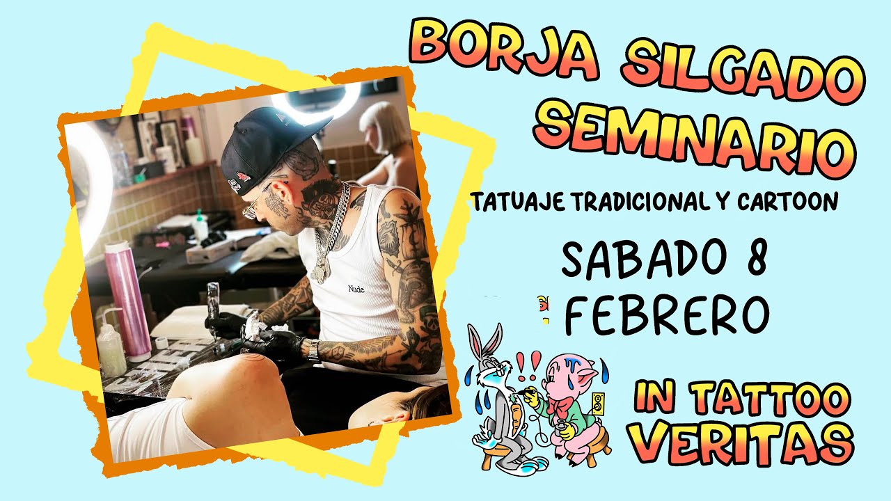 Seminario con Borja Silgado Tattoo Cartoon y Tradicional