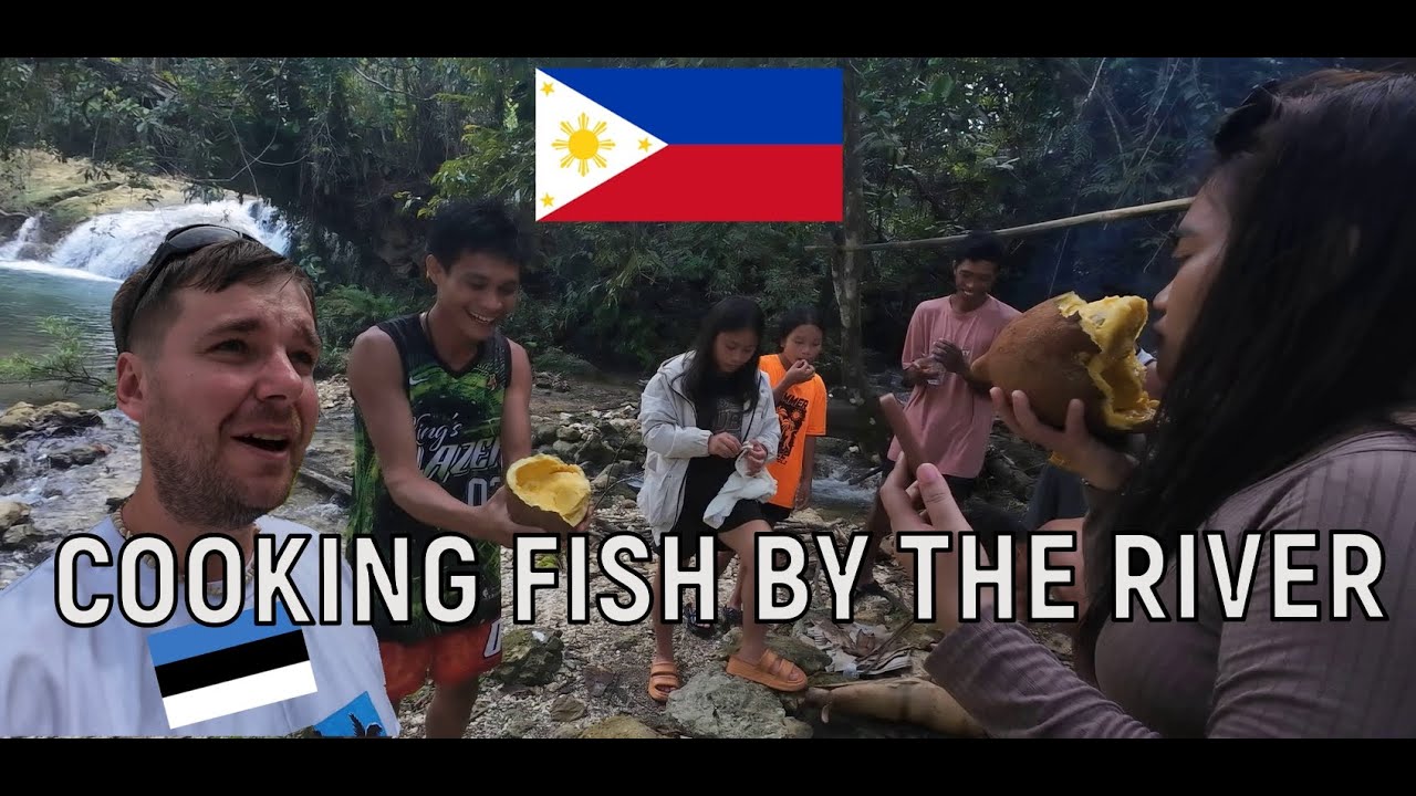 Местные жители очень дружелюбны. Мы купались в скрытой реке в джунглях и готовили там🏊🏻‍♂️🎣🍽️