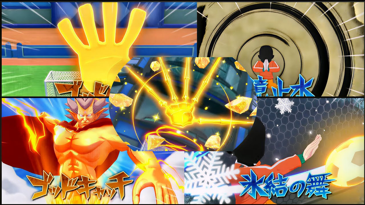 All Goalkeeper Catch Special Moves/Hissatsu Techniques Success/Failure Inazuma eleven Victory Road