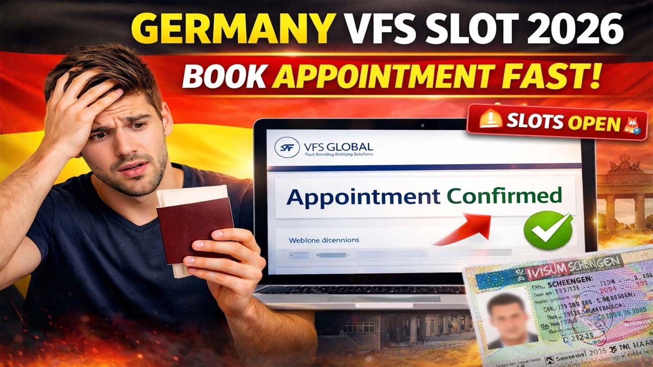 How to Book Germany VFS Appointment 2026 | Step-by-Step Online Guide