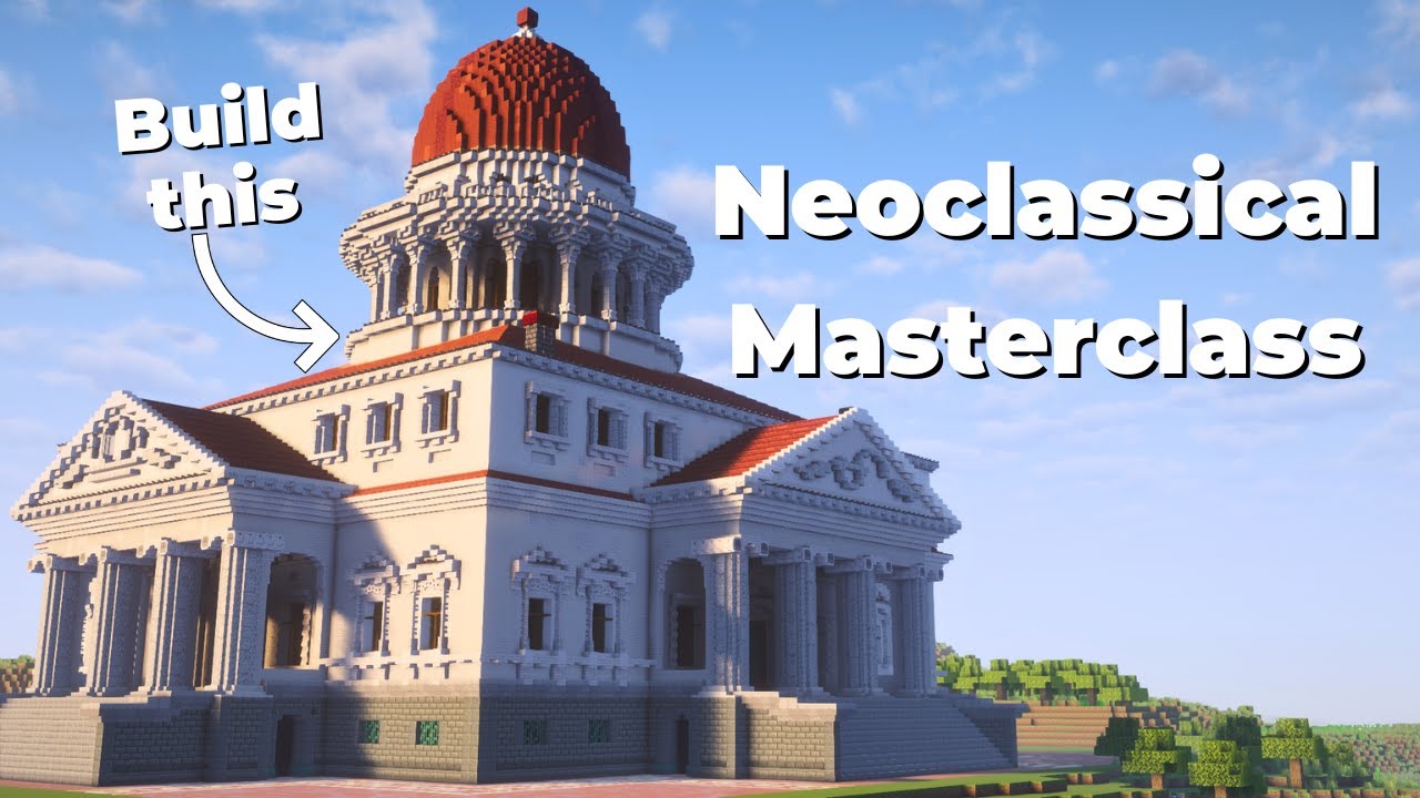How to Build PERFECT Neoclassical Buildings in Minecraft 🏛️
