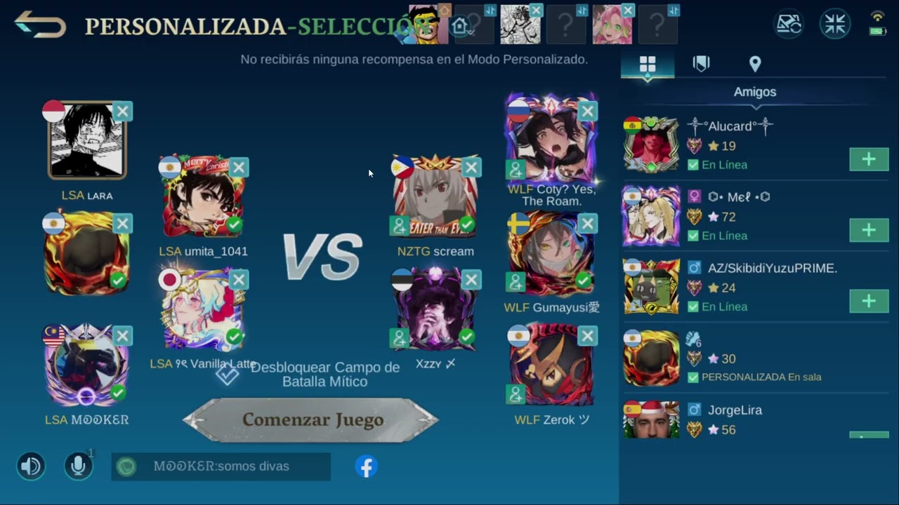 LSA VS WLF - BO3 - INTERNO SUPLENTES