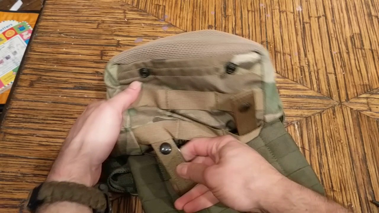 How to install a pouch with MOLLE straps on to PALS webbing