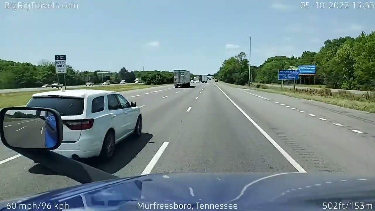 BigRigTravels LIVE | Murfreesboro to Nashville, TN [I-24] (5/10/22 1:36PM CDT)