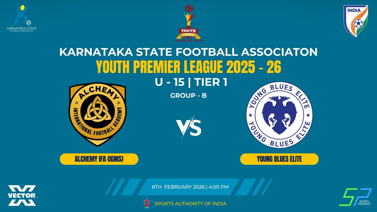 KSFA | YPL 2025 - 26 | U - 17 | TIER 1 | SAI |  ALCHEMY IFA IGNIS VS YOUNG BLUES ELITE | 08.02.26