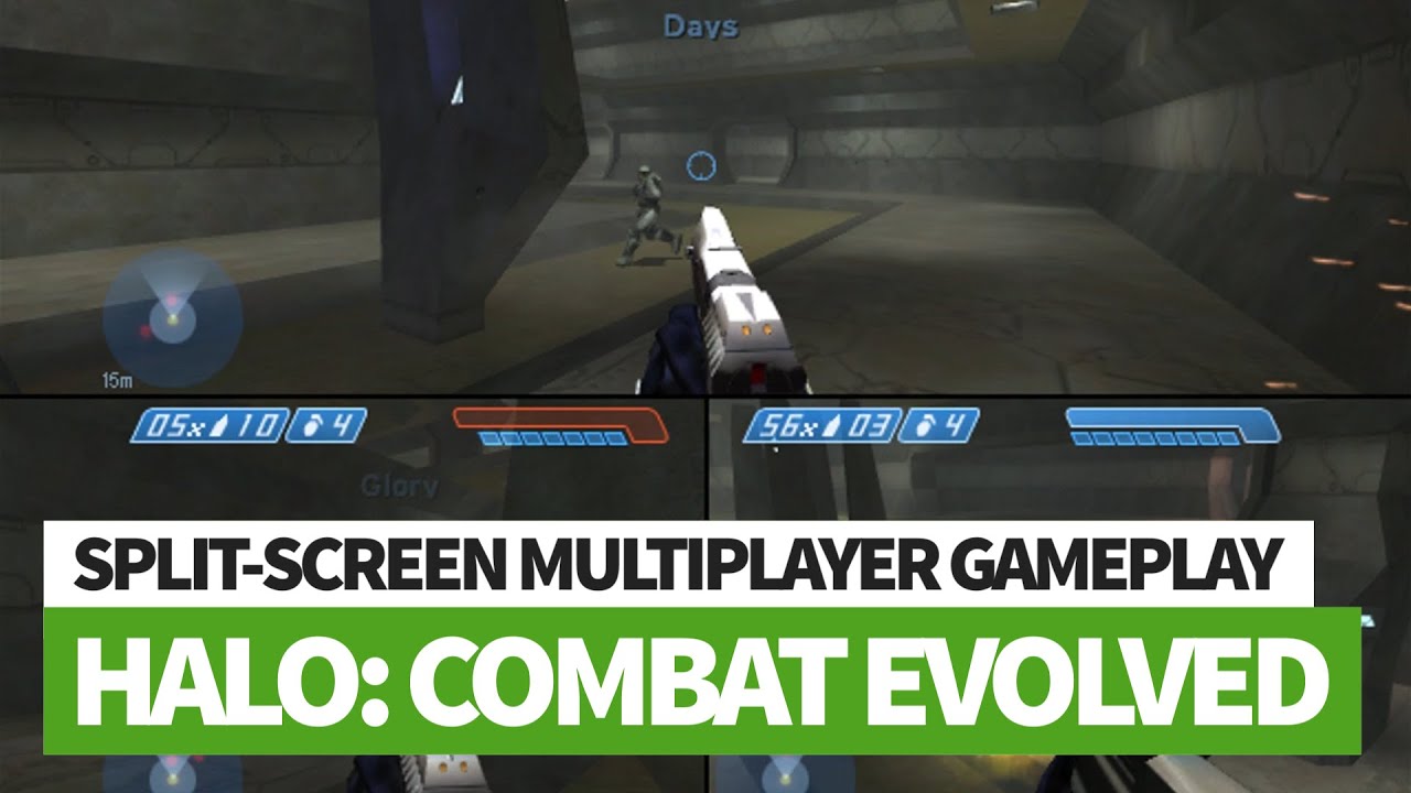 Halo CE - Split-screen Multiplayer - Pro Slayer on Prisoner (Played on Xbox 360) (HD)