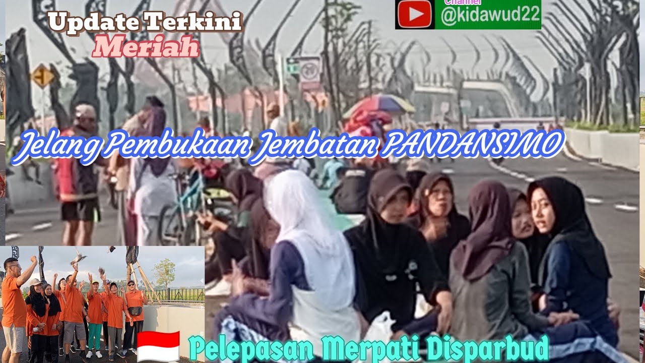 Update Terkini JELANG DI BUKANYA JEMBATAN PANDANSIMO 🇮🇩 JOGJA. Pelepasan Merpati dari Disparbud KP