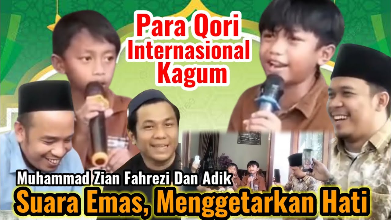 Viral‼️Para Qori Internasional Kagum, Suara Emas M.Zian Fahrezi,Raih Golden Buzzer MTQ Aljazair 2024