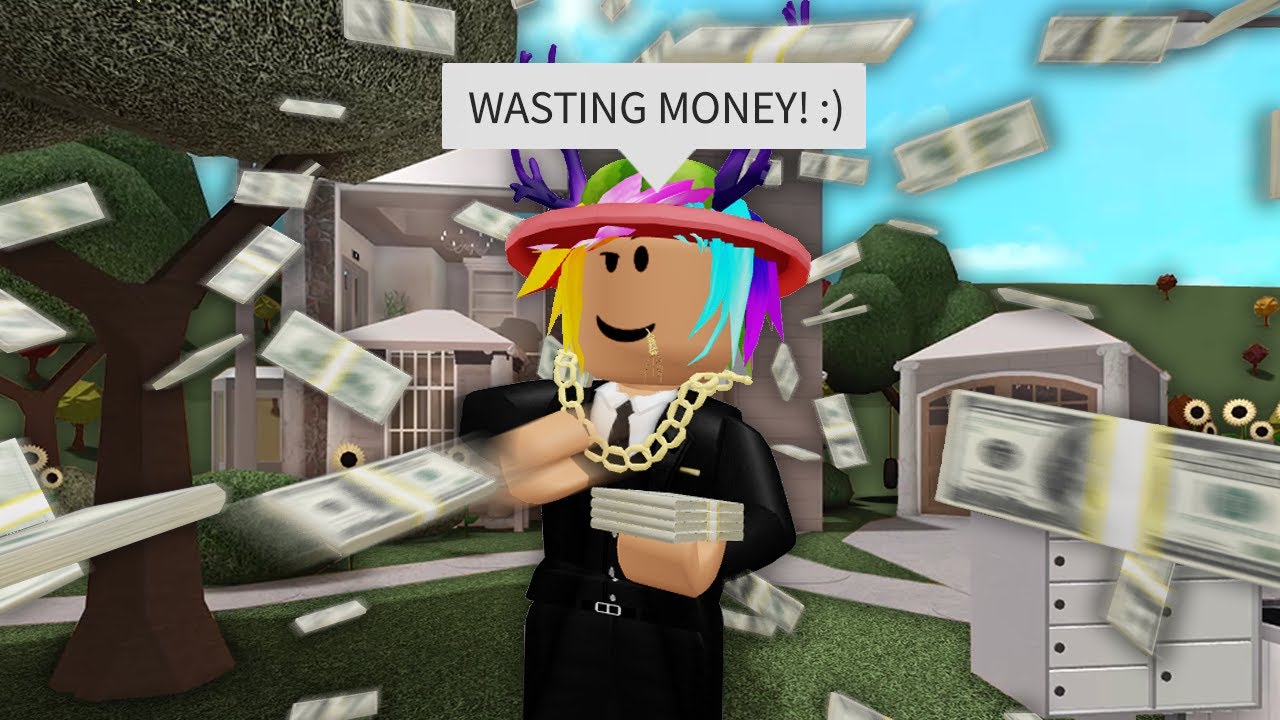 i built a house with the most expensive bloxburg items