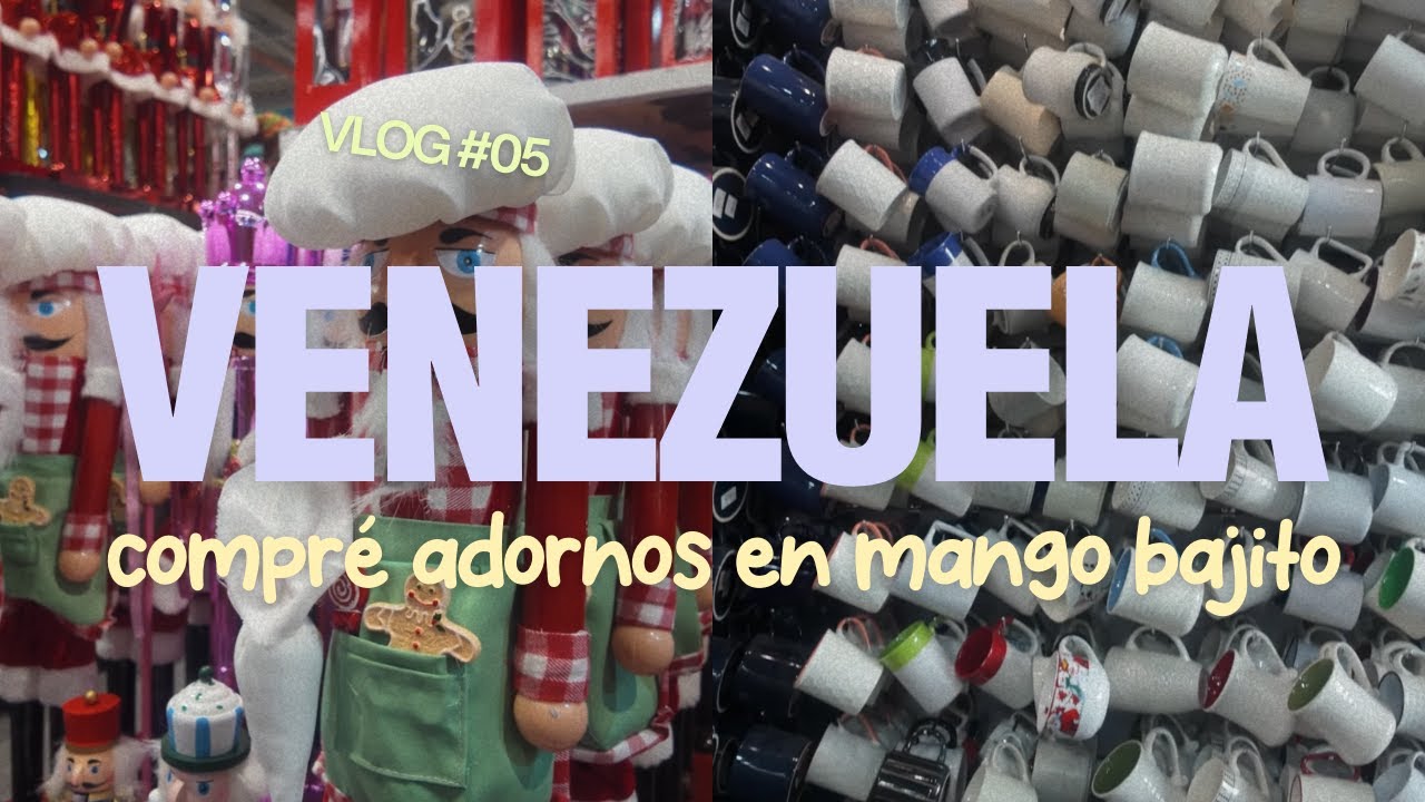 COMPRE ADORNOS NAVIDEÑOS EN MANGO BAJITO | VOLVÍA  VENEZUELA DESPUÉS DE 8 AÑOS | EP.