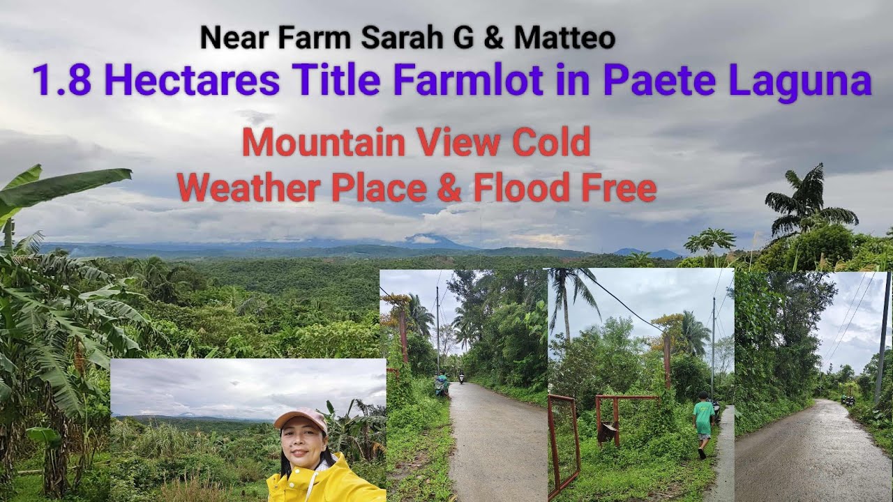 #Vlog378 Title Farm Lot near Farm Sarah G & Matteo | Along Cemented Road Pasok ang Car sa Property