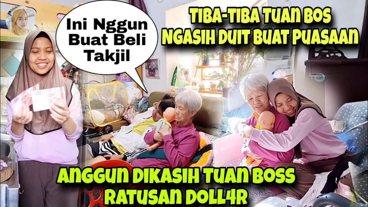 TIBA2 DIKASIH UANG BUAT PUASAAN SAMA TUAN BOSS‼️BUKA PUASA MENUNYA INDONESIA BANGET