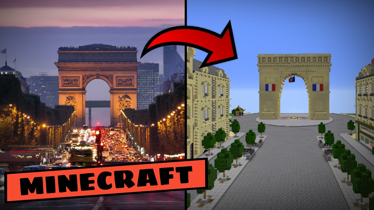 LES CHAMPS ÉLYSÉES DANS MINECRAFT (#8)