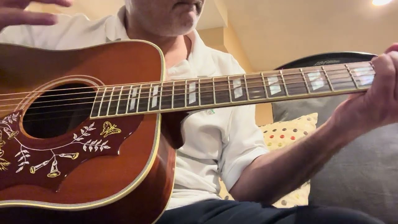 Gibson hummingbird 1960 fixed bridge Sister Golden Hair Surprise