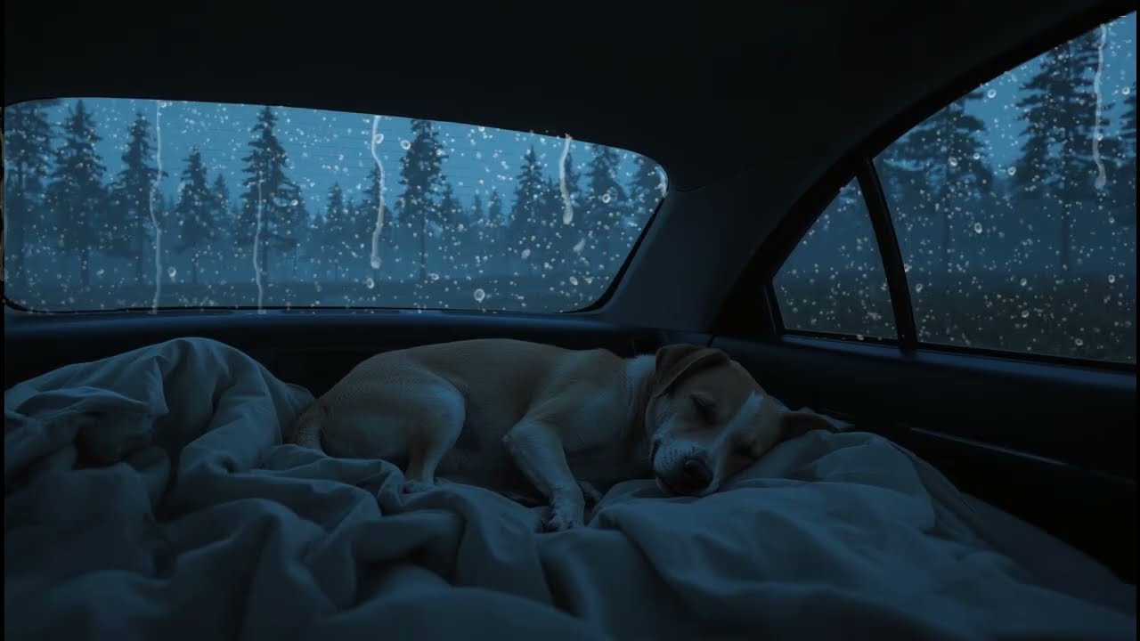 2 Hours ASMR Sleeping in the Car 🌧️ Rain Sounds for Sleep During Storm