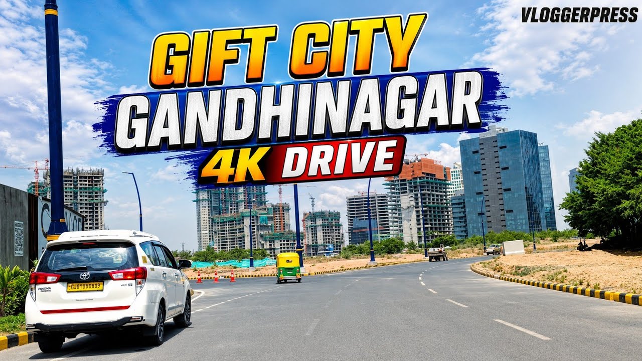 INSIDE GIFT CITY GANDHINAGAR | FUTURE OF INDIA IN 4K HDR | GIFT CITY GANDHINAGAR TODAY | #giftcity 
